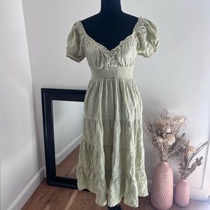 Light green summer dress